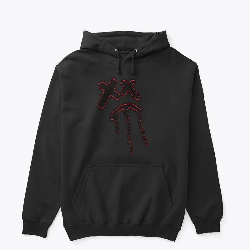 Krosseye Hoodie (Black & Red) ver. 1